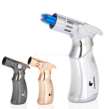Load image into Gallery viewer, COHIBA Windproof 4 Flame Torch Lighter Butane Gas With Gift Box