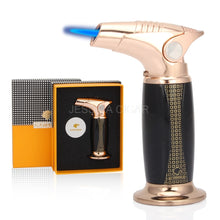 Load image into Gallery viewer, COHIBA Metal Pistol Gun Cigar Lighter 1 Jet Flame Cigarette Torch