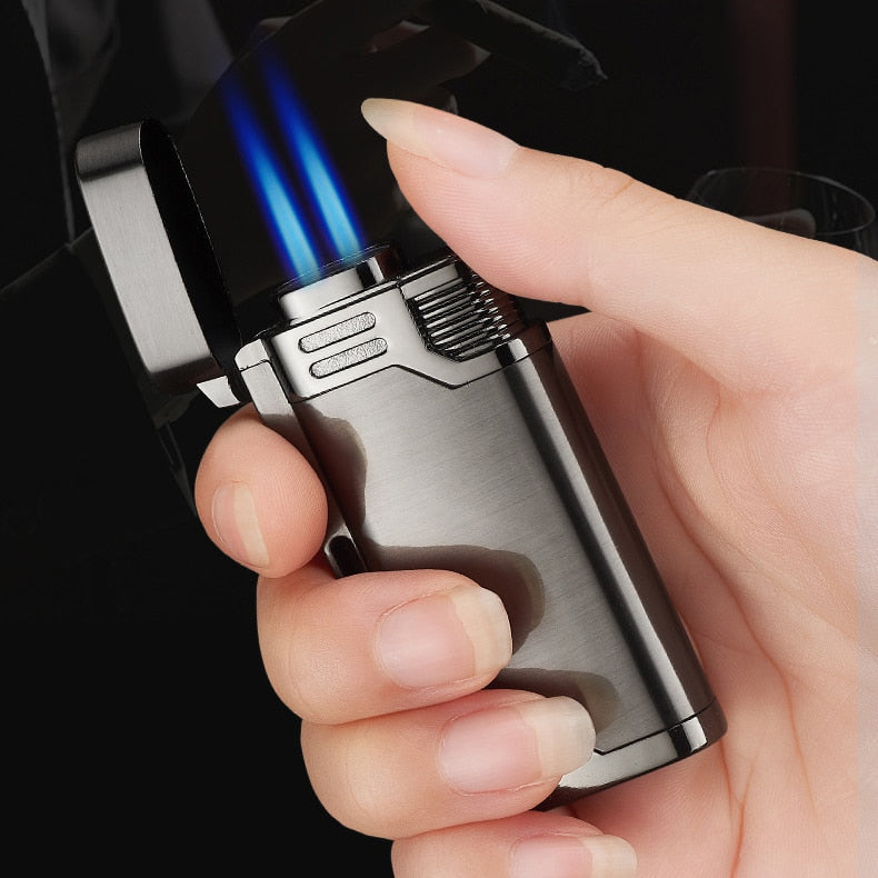 Refillable Gas Lighter Blue Flame Spray Gun